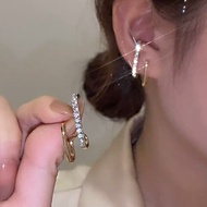 Korean Two/Four Paws Gold Micro Gold Earring Ear Studs Piercing Jewelry for Women Girls