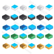 (IMPORT) 9x9x5mm Green Aluminum Cooler Heat Sink for Cooling VRM Stepper Driver MOSFET VRam Regulato