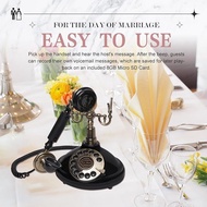Wedding Phone Wedding site layout sign-in desk desktop display audio message board Phone A book for 