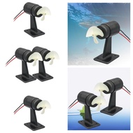 [mibum01uz] 1 Piece Underwater Thruster DC 12V 24V 4-Blade Propeller Motor Brushless Engine Waterpro