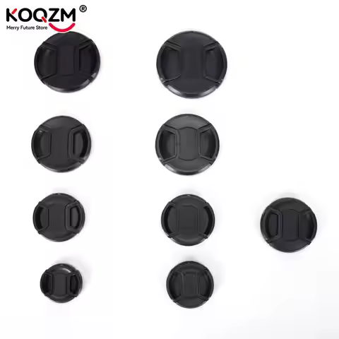 49 52 55 58 62 67 77 82mm Snap-on Camera Front Lens Cap Cover Protector With Anti-lost Rope For Cano