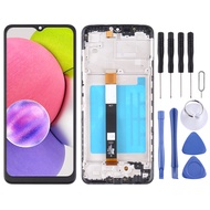 หน้าจอ LCD ของ OEM สำหรับ A03s Samsung Galaxy SM-A037U ประกอบครบชุดพร้อมกรอบ Digitizer รุ่น US