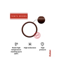 O Ring KATON FKM75 Brown AS568 CS 2.62mm 102 103 104 105 106 107 108 109 Gasket Rubber