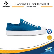 Converse รองเท้าผ้าใบ รองเท้าหุ้มส้น ผ้าใบหุ้มส้น UX Jack Purcell Canvas OX 164056CBK CR [CORE] / 164057CWW CR [CORE] / 168518C / 168676C [มีสี่สี] [ลิขสิทธิ์แท้] Collection (2600)