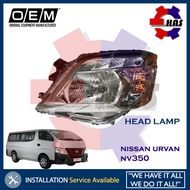 NISSAN URVAN NV350 E26 2014~ Head Lamp Light Lampu Depan (No Motor)
