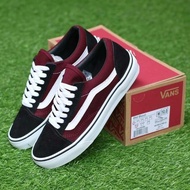 TERBARU VANS21 VANS MERAH CACING SEPATU SNEAKERS CASUAL MERAH MOTIF CACING PUTIH/SEPATU PRIA WANITA/