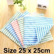 Anti-oil kitchen cloth, microfiber cloth, size 25x25cm