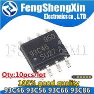 10 Pieces 93C46 93C56 93C66 93C86 SOP-8 AT93C46 AT93C56 AT93C66 AT93C86 SOP Chip