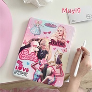 INS Creative Cartoon Anime Spicy Girl Barbie For IPad10.2 Shell Ipad10th 360° Holder Cover Mini6 Ipad9.7 Cover Air5 Anti-fall Case Pro11/ipad12.9 Anti-bending Cover Ipad Gen9 Shell