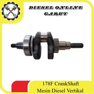 MESIN 178F CrankSharft Diesel Engine CrankShaft Vertical Diesel Engine 7Hp JF