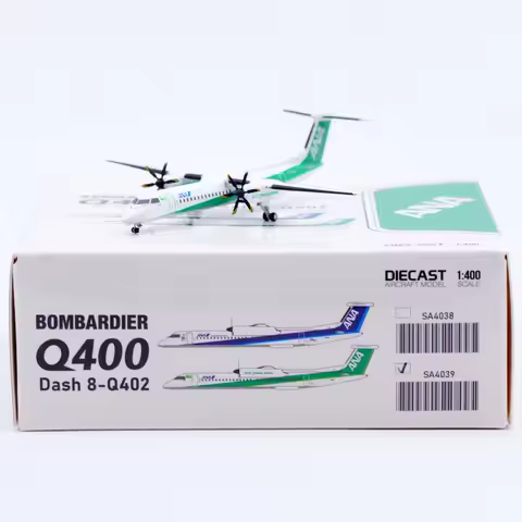 SA4039 Alloy Collectible Plane Gift JC Wings 1:400 ANA All Nippon Airways Bombardier Dash 8-Q400 Die
