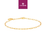 HABIB Oro Italia 916 Yellow  Gold Anklet GA60381123 (22K Gold)