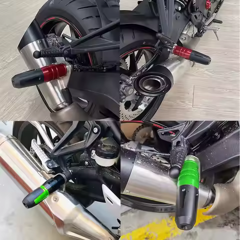 For KAWASAKI Z650 Z750 Z900 Z1000 Z800 Z300 Z250 Z125 Moto Exhaust Frame Sliders Crash Pads Falling 