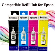 Compatible Refill Ink for Epson 664 Black Cyan Magenta Yellow T664 70ml each