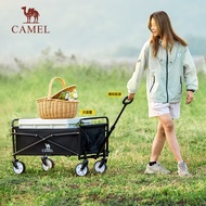 骆驼（CAMEL）露营小拉车营地车折叠购物车买菜车拉杆拖推车家用拉货取快 112L 黑色，173CJ33132C