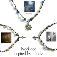 (NO PO) HINDIA NECKLACE, HINDIATALI, DRAWSTRING NECKLACE,, AESTHETICTALI, TEAM, BAND, Album, RING, H