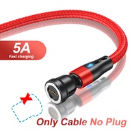 AUFU 7Pin 5A Magnetic Type C Cable For Xiaomi POCO Redmi Magnet Fast Charging Wire For iPhone iPad S
