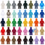 Lego Building Block Toys 40 Solid Color Lego Style Dolls Body Solid Color Building Block Dolls Dolls