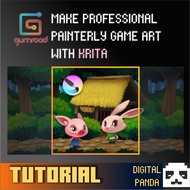[ FULL TUTORIAL]  GUMROAD - MAKE PROFESSIONAL PAINTERLY ART WITH KRITA