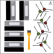 [Cefk] Filtre HEPA Et Brosse Latérale เครื่องช่วยหายใจหุ่นยนต์ Ecovacs,Pièces De Rechange Pour Deebo