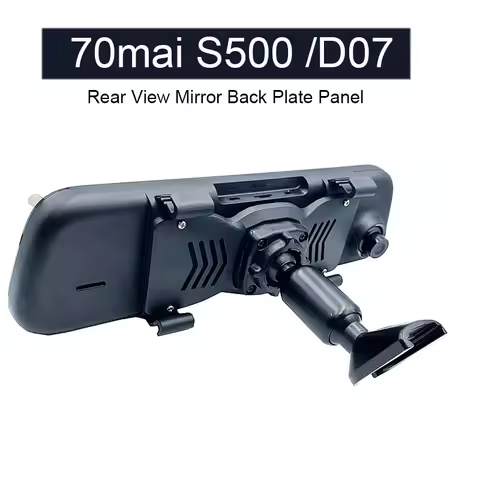 for 70mai S500 D07 Rear View Mirror Back Plate Panel + Interior Mirror Bracket for 70mai Midrive S50