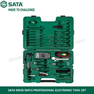 (ND) SATA 09535 56PCS PROFESSIONAL ELECTRONIC TOOL SET / MULTIMETER / SCREWDRIVER / PLIER / SOCKET B
