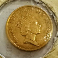 Koin Elizabeth II, 10 cent Hongkong