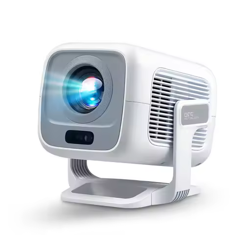 LynCast 4K Upgrated HY300 Projector Native 1080P 500ANSI Projector X3AQ Dual Wifi6 BT5.2 Android 11 