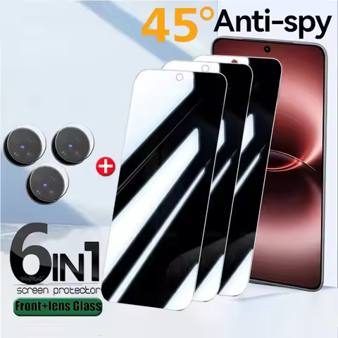 6-in-1 For Vivo X300 Ultra Glass Vivo X300 Ultra Tempered Glass Privacy 9H Anti-Spy Screen Protector