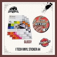 itech Vinyl Sticker Waterproof A4 (Matte / Glossy / Transparent) 20sheets/pack