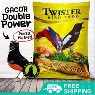 SEMPATI Twister Anti Stress Voer Pur Coklat High Protein Pakan Burung Murai Batu Kacer Anis Kembang 
