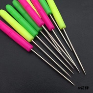 Pointed Awl Perforated Straight Awl Sewing Tool Awl Needle Repair Shoes Rose DIY Making Tool