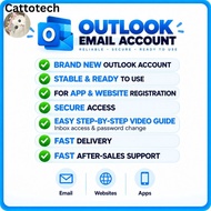 Outlook Account, Outlook Email Account, Outlook Brand New Account Ready to Use, Fast Delivery, App W