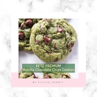 KETO PREMIUM Matcha Chocolate Chip Cookies