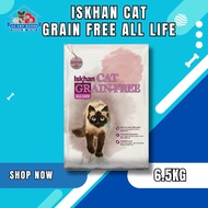 ISKHAN CAT GRAIN FREE ALL LIFE 6.5KG - CAT FOOD