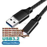 60W 10Gbps USB3.2 Gen2 USB A to USB C Cable LIKAIYU 3A  Type C Fast Charging Cord Data Transfer For 