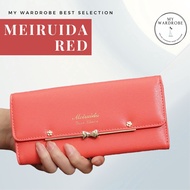 Meiruida Long Purse Women PU Leather | Dompet Panjang Wanita/Perempuan Kulit PU Series Meiruida | 时尚