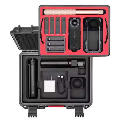 Carrying Case for Insta360 X4, Waterproof Protective Hard Travel Case Organizer for Insta 360 X4 Acc
