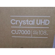 Samsung 43 Smart TV Crystal UHD 4K CU7000