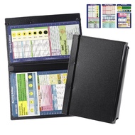 PP Half Folding Board A4 Folder Nurse Writing Board Clip Foldable Sticker AZ09