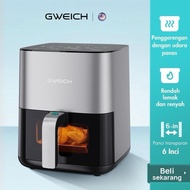 TOMBOL Gweich air fryer 5.5 L Dual Button/GWA-55E02 air fryer