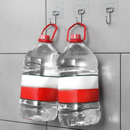 10PCS Clear Stainless Steel Hooks – Wall-Mount, 5kg Capacity, 180° Swivel (7x7cm, TS2)  10PCS Cangku