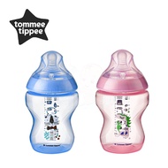 Tommee Tippee Closer To Nature PP Tinted Feeding Bottle 9oz with Super Soft Teat (3m+ Teat) Baby Bottle