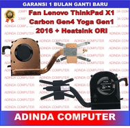 Fan Lenovo ThinkPad X1 Carbon Gen4 Yoga Gen1 Gen2 Gen3 2016 With Heatsink 01AW976 00JT800 ORI