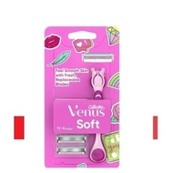 MATA Gille4te VENUS SOFT HYBRID RAZOR WOMEN'S SHAVER 3 BLADES 1+4