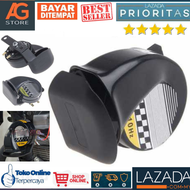 (DIJAMIN ORI) Klakson Motor Mobil Model Snail Loud Horn 12V 130dB Multifungsi / klason keong motor m