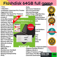 Flashdisk 64GB full game ps2 baru original garansi