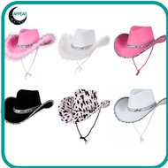 APPEAR Cowgirl Hat Women Funny Fashion Costume Party Sequin Sequin Cowgirl Hats