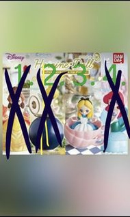 正版 迪士尼 公主扭蛋 環保扭蛋 vol4 愛麗絲 alice in the wonderland bella  twinkle bell 小精靈 貝兒 愛麗絲 小美人魚 扭蛋 盒蛋 disney q