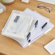 PYXIS a5 Organize The Box, Portable Transparent A4 File Box, Document Case Durable Folder Simple a4 